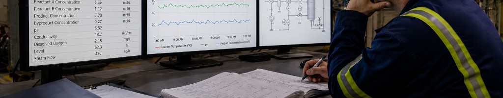 Process engineer reviewing trend data that shows a developing process signal before defects appear.