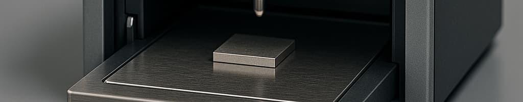 Electroplated metal surface with thickness cross-section illustration